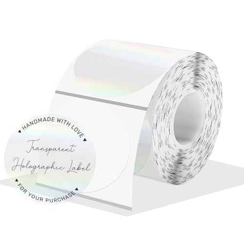 2" Round Transparent Thermal Label Stickers