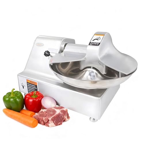Hakka Commercial 10L Meat Bowl Cutter Mixer
