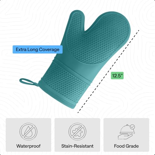 Silicone Oven Mitts (2 Count)