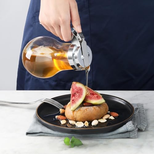 22490 Syrup Dispenser with Chrome Plated Zinc Alloy Top