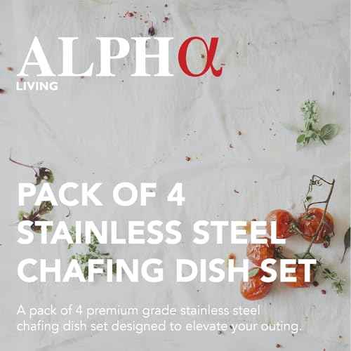 4 Pack Chafing Dish Full Set (4 Count)