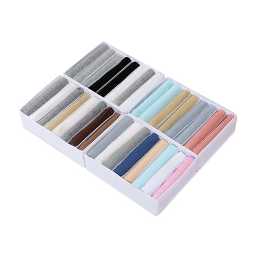 4 Pack Drawer Organizers for Clothing (4 Count)