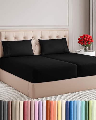 Split King Size 5 Piece Sheet Set