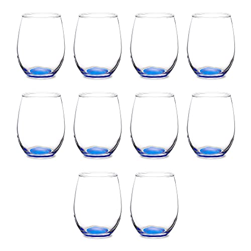Stemless Wine Glasses in Bulk by ARC Perfection (10 Count)