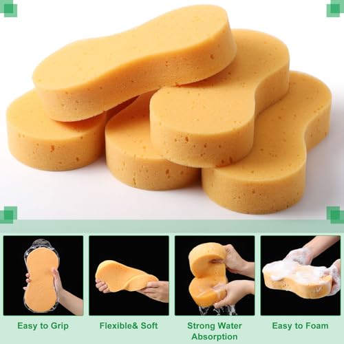 48 Pack Car Wash Sponges Large Sponges Bulk Big All (48 Count)