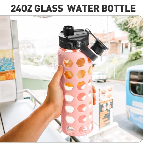Glass Water Bottle