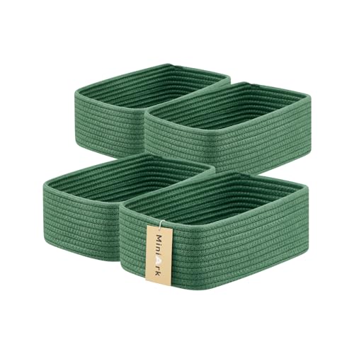 Small Storage Baskets for Organizing (4 Count)