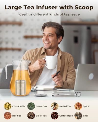 Large Tea Infuser with Scoop