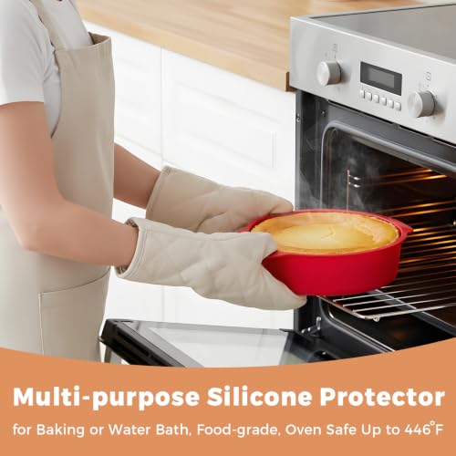 Springform Pan 9 Inch Spring Form Pan for Cheesecake with Protector