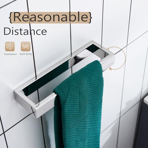 Towel Ring Chrome Hand Towel Bar Rack 9