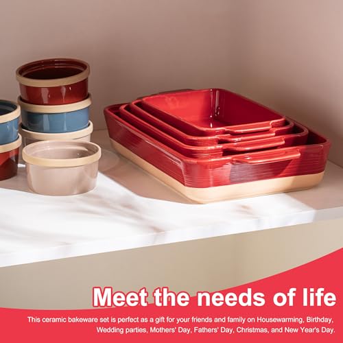 Casserole Dishes for Oven (4 Count)