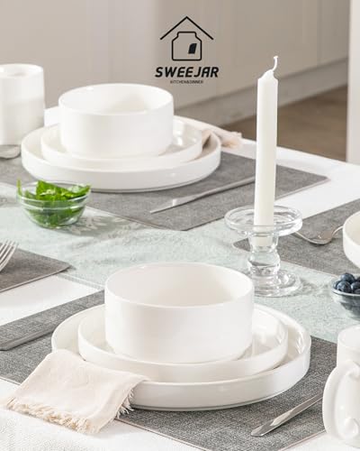Sweejar Porcelain Dinnerware Sets for 4