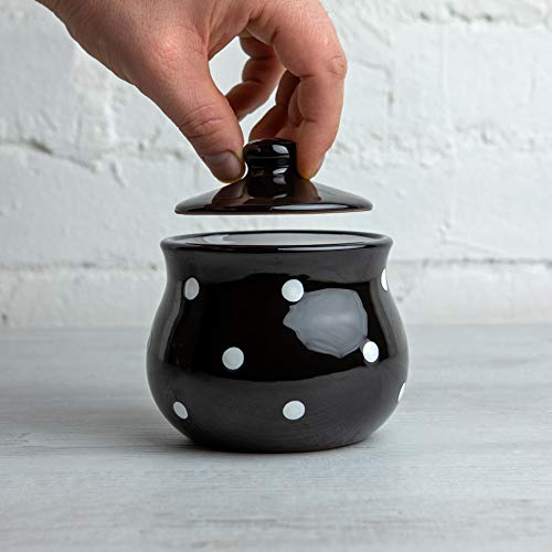 Ceramic Sugar Bowl with Lid