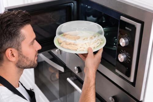 Microwave Splatter Cover Keeps Your Microwave Spotless During Food Heating