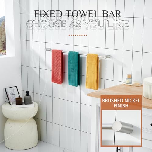 Bath Towel Bars Brushed Nickel Bathroom Towel Holder 32