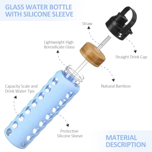 Glass Water Bottle