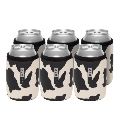 CanSok 6 Pack Sleeve for Beer & Soda Insulated Neoprene Cover