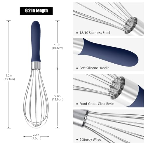 18 8 Stainless Steel Balloon Whisk for Cooking