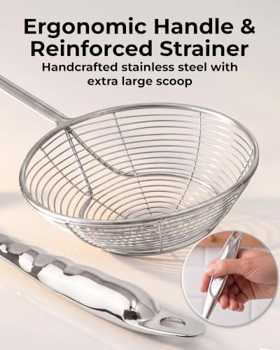 Stainless Steel Skimmer Strainer Ladle