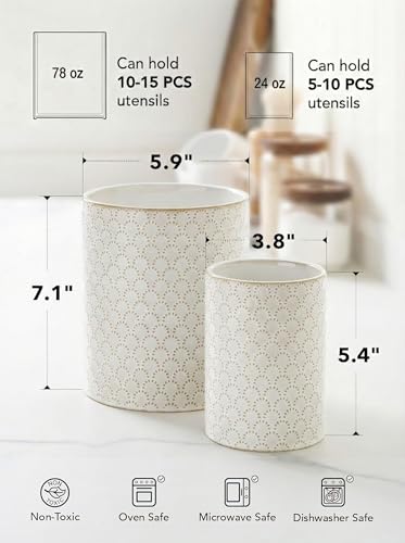 Kitchen Utensil Holder for Countertop (2 Count)
