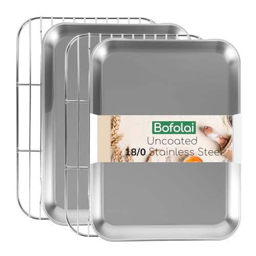 18 0 Stainless Steel Baking Sheet with Cooling Rack (2 Count)