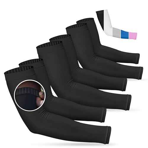 Non Slip Cooling Arm Sleeves for Men & Women