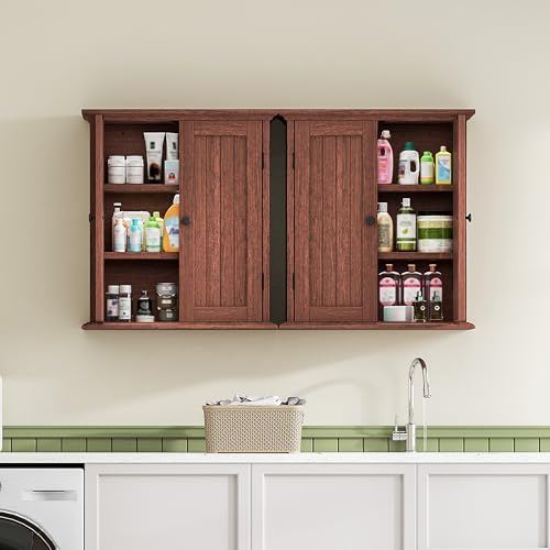 Bathroom Wall Cabinet with 2 Doors