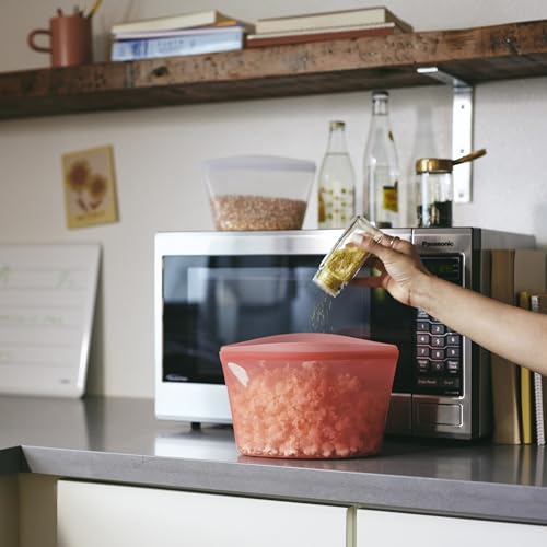 Premium Reusable Silicone Food Storage Bowl