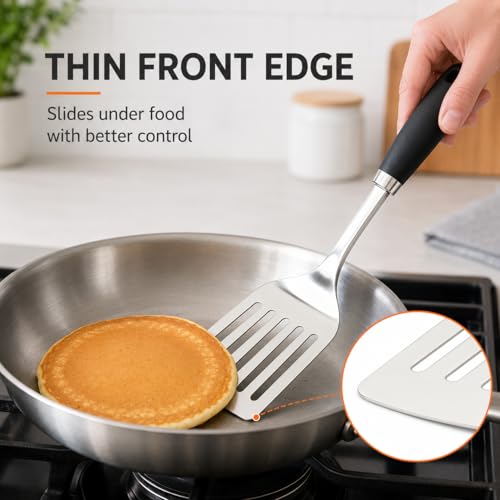 Stainless Steel Slotted Turner Spatula