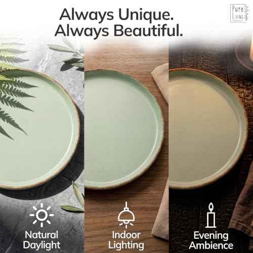 24 Piece Stoneware Dinnerware Set for 6 (24 Count)