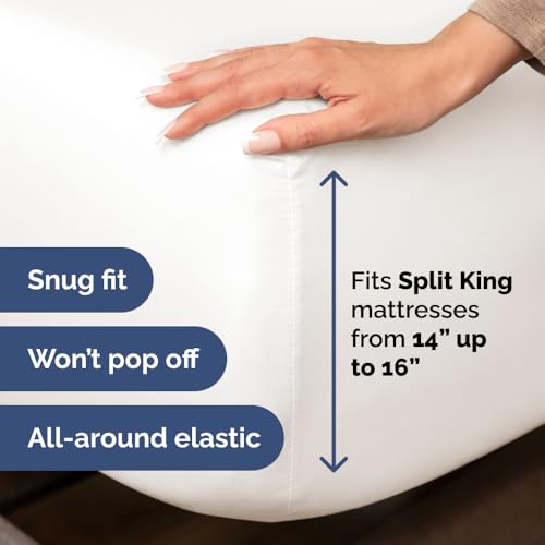 Flex Top Split Head King 4 Piece Sheet Set