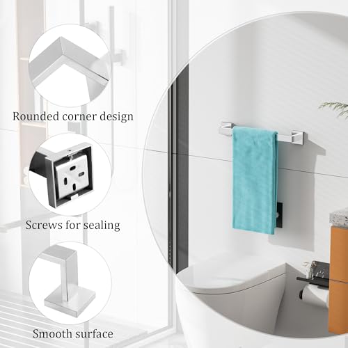 Towel Bar Towel Racks for Bathroom Wall Mount 16 Inch