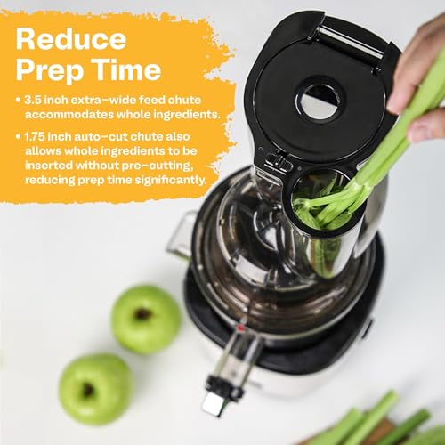 Whole Slow Juicer REVO830SWP Cold Press Masticating Juicer Machine