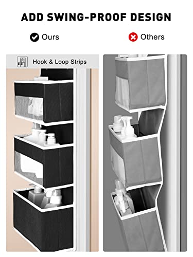 2-in-1 Over The Door Organizer for Nursery Closet Bathroom Dorm