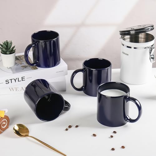 22oz Super Large Ceramic Coffee Mugs Large Handles Set of 4 (4 Count)