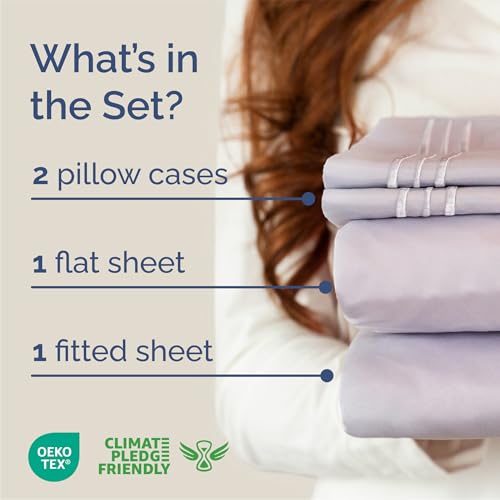 Queen Size 4 Piece Sheet Set (4 Count)