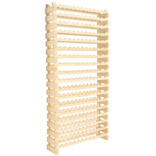 216 Bottle Wine Rack Natural Pine (216 Count)