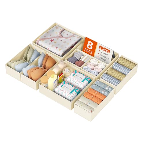 Drawer Organizer Clothes (8 Count)