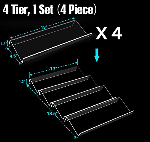 4 Pack Spice Drawer Organizer (4 Count)