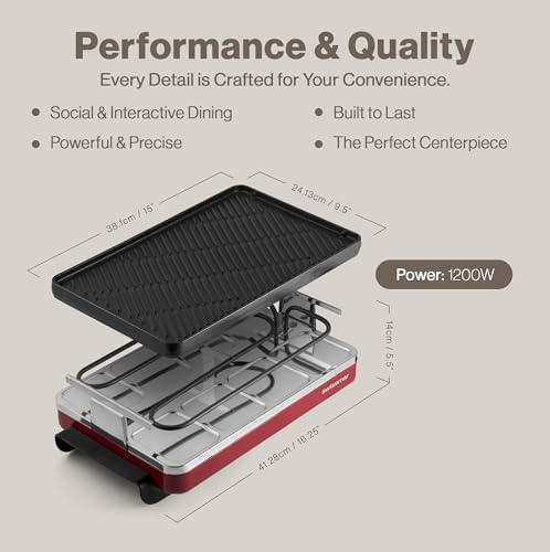 Classic Indoor Electric Raclette Grill
