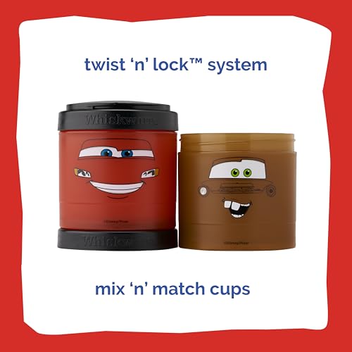 Disney Pixar Stackable Snack Containers for Kids and Toddlers (3 Count)