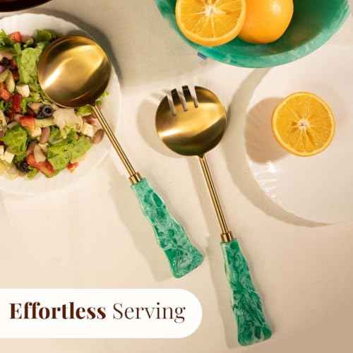 Resin Metal Salad Servers (2 Count)