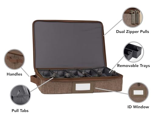 Flatware Storage Box with Removable Trays
