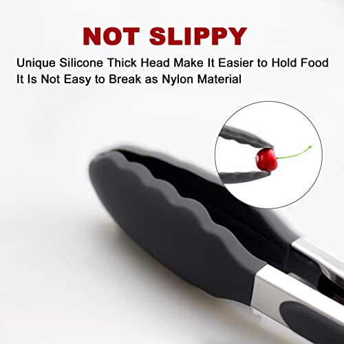 2 Pack Silicone Kitchen Tongs