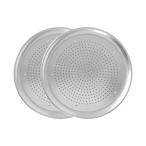 Naturals 16" Air Crisp Perforated Aluminum Pizza Pan (2 Count)