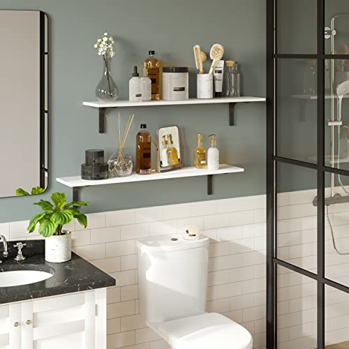 Long Wall Shelves (2 Count)