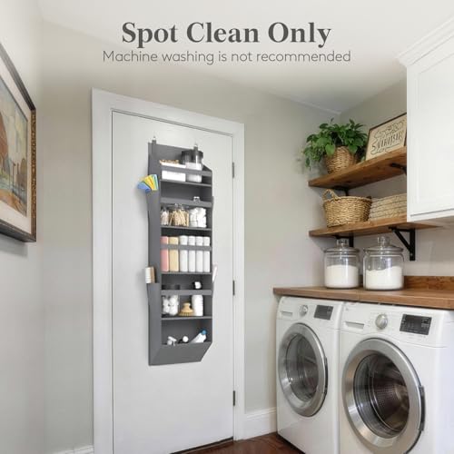 1 Pack Over the Door Organizer 5 Section Hanging Storage
