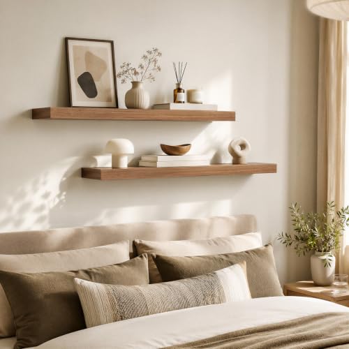 31.5" Floating Shelves for Wall (2 Count)