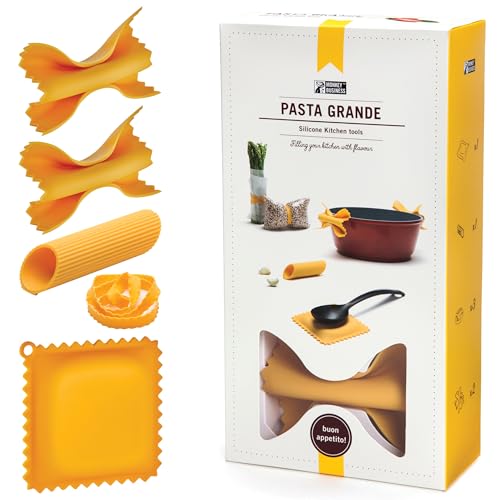 Pasta Grande Fun Pasta Shaped Silicone Kitchen Tools in a Gift Box