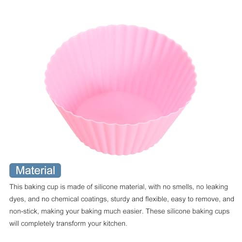 18Pcs Silicone Cupcake Liners (18 Count)